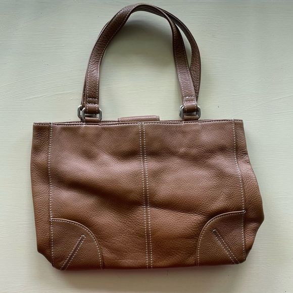 Wilson’s Leather Brown Small Mini Leather Shoulder Bag - Picture 1 of 12